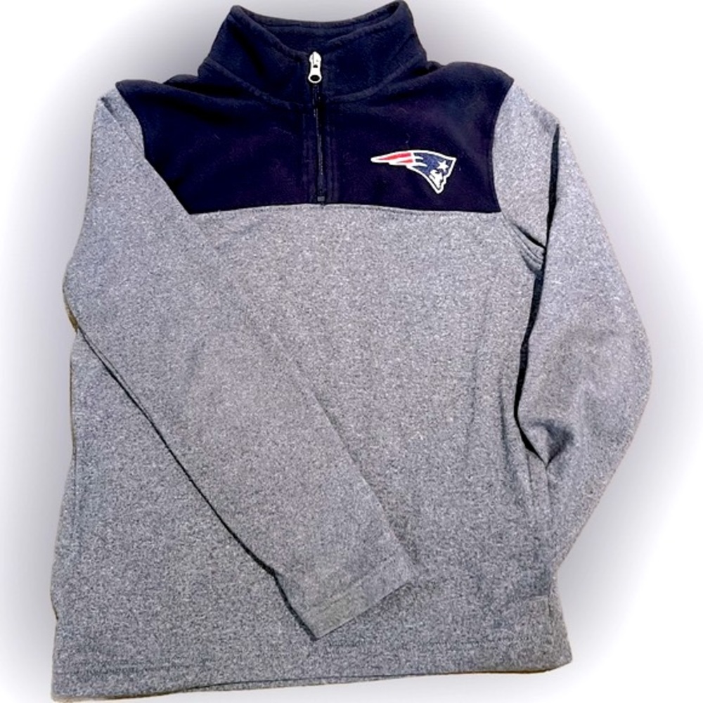 NFL Patriots Fleece Jacket.  Boys’ Size 14/16